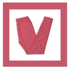 LuLaRoe Solid Salmon Color Leggings - One Size  ***Item: 0638